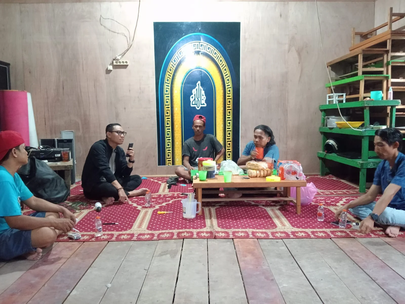 Anggota DPRD Kukar Taufik Ridiannur, S.Sos Kunjungi Rumah Tahfidzul Qur’an Saunah