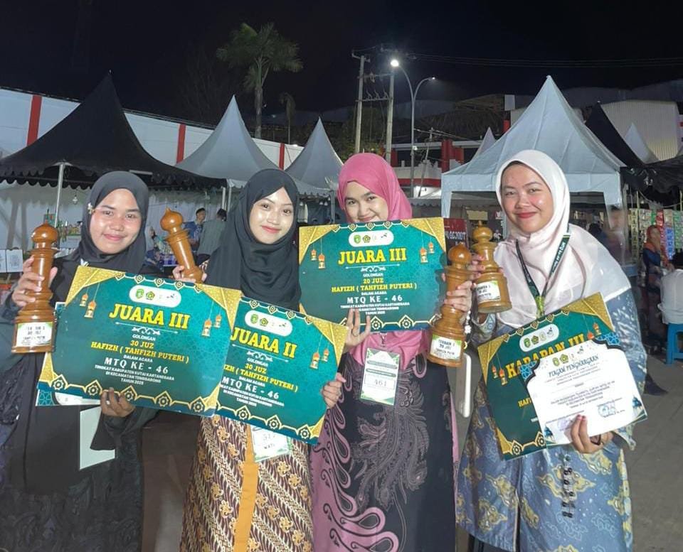 Santri Rumah Tahfidz Saunah Raih Prestasi di MTQ ke-46 Kutai Kartanegara